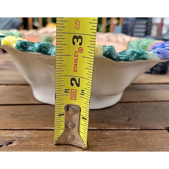 Fitz and Floyd "Scarecrow Cornucopia Bowl" / Serving / Thanksgiving Fall Decor - Picture 9 of 9